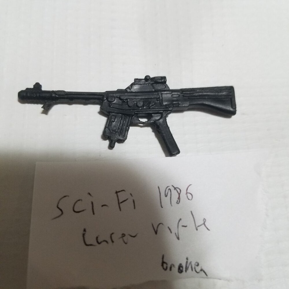 Sci-Fi Beam Laser Rifle Accessory G.I. Joe Cobra 1986 V1 Hasbro Vintage Parts